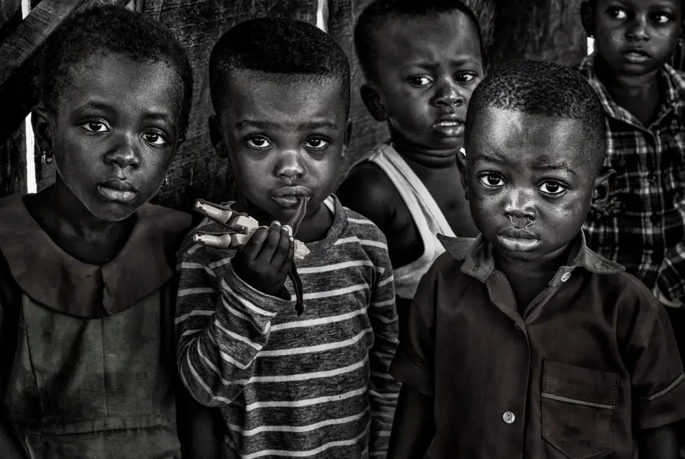 Garmendia, Inazio Joxe: Bambini a scuola in Ghana