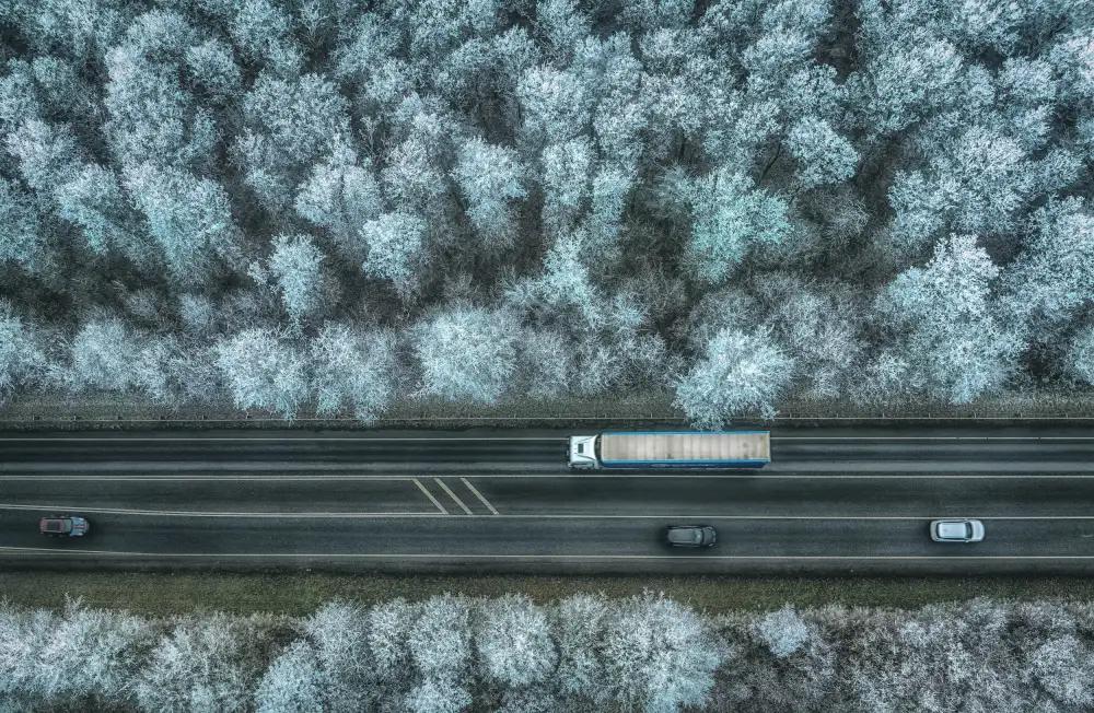 Krier, Guy: winter road