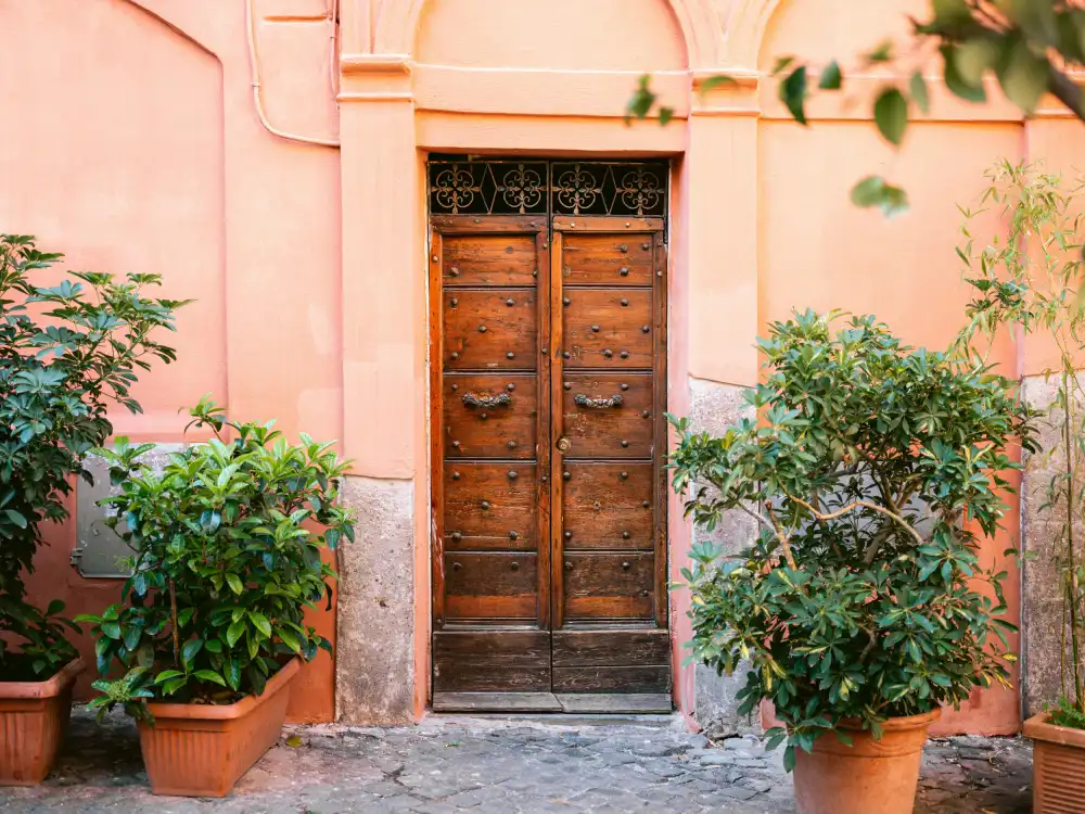 Zwart, Raisa: The Trastevere door