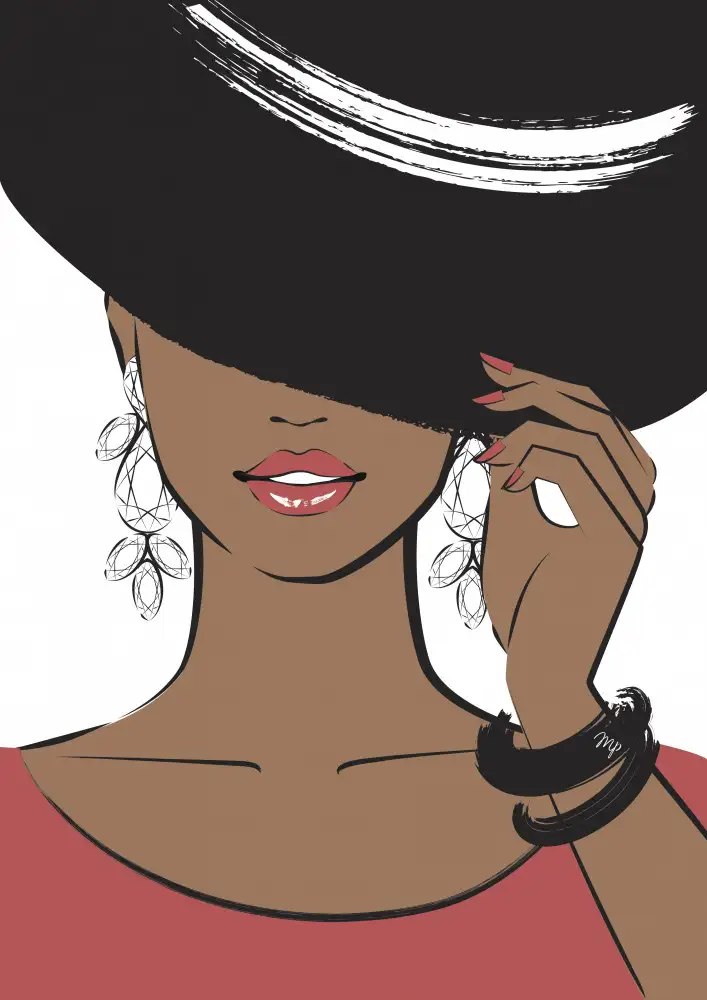 Martina: Sombrero Chica Oscuro