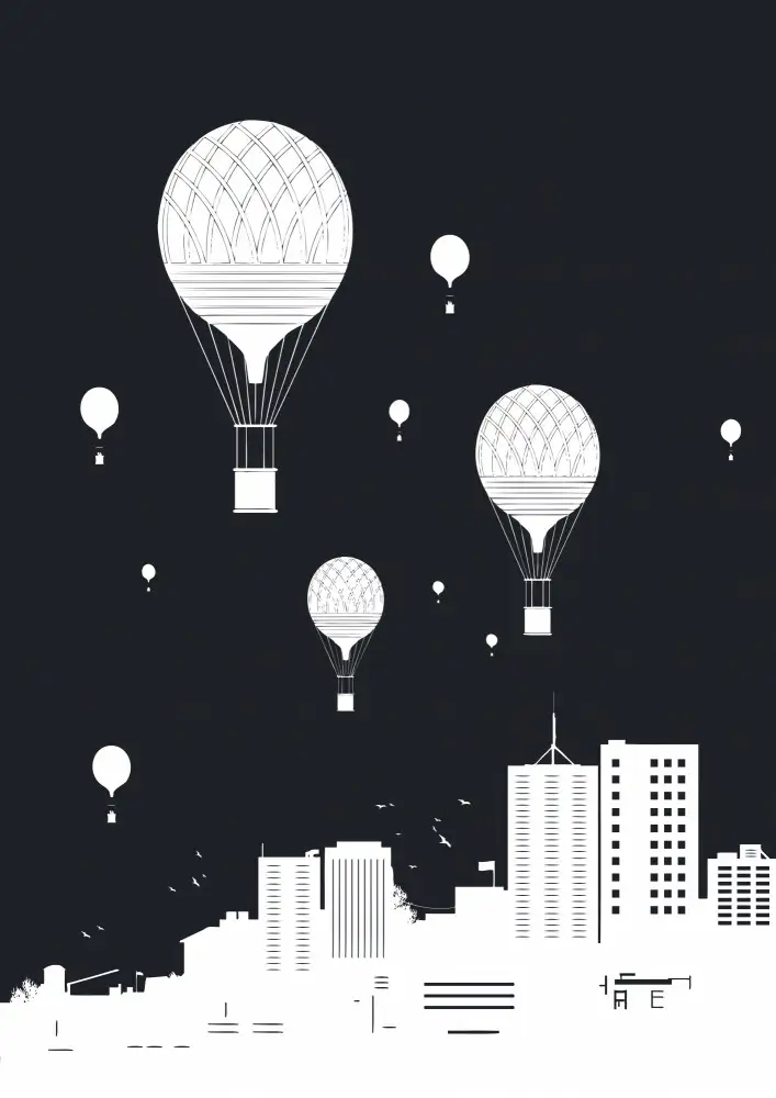Solti, Balazs: Globos y la ciudad.