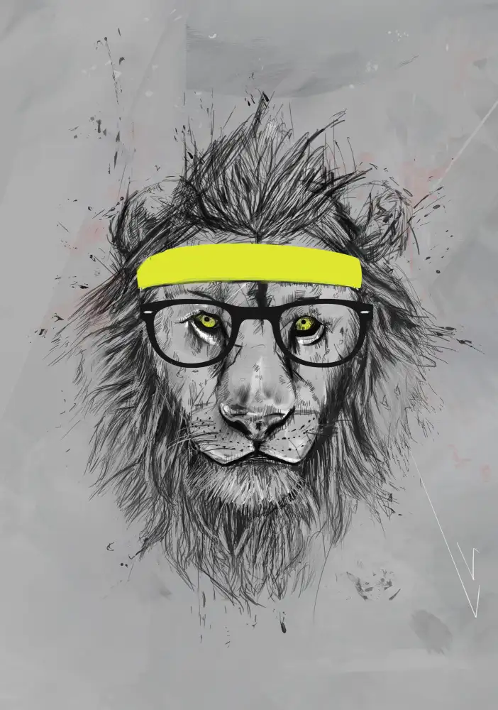 Solti, Balazs: Hipster-Löwe