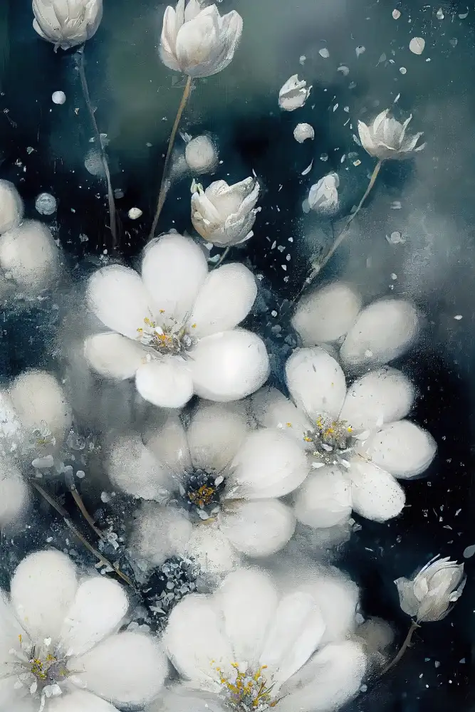 Treechild: Fleurs gelées