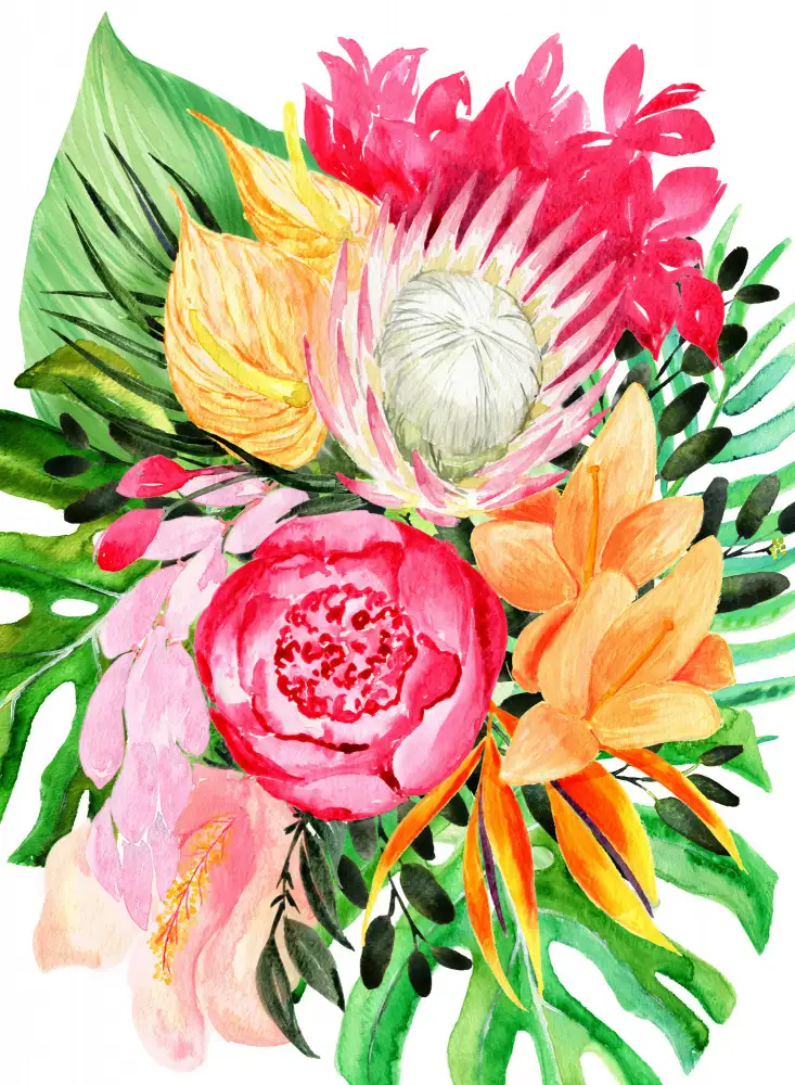 Blursbyai, Laiz Rosana: Celia tropical bouquet