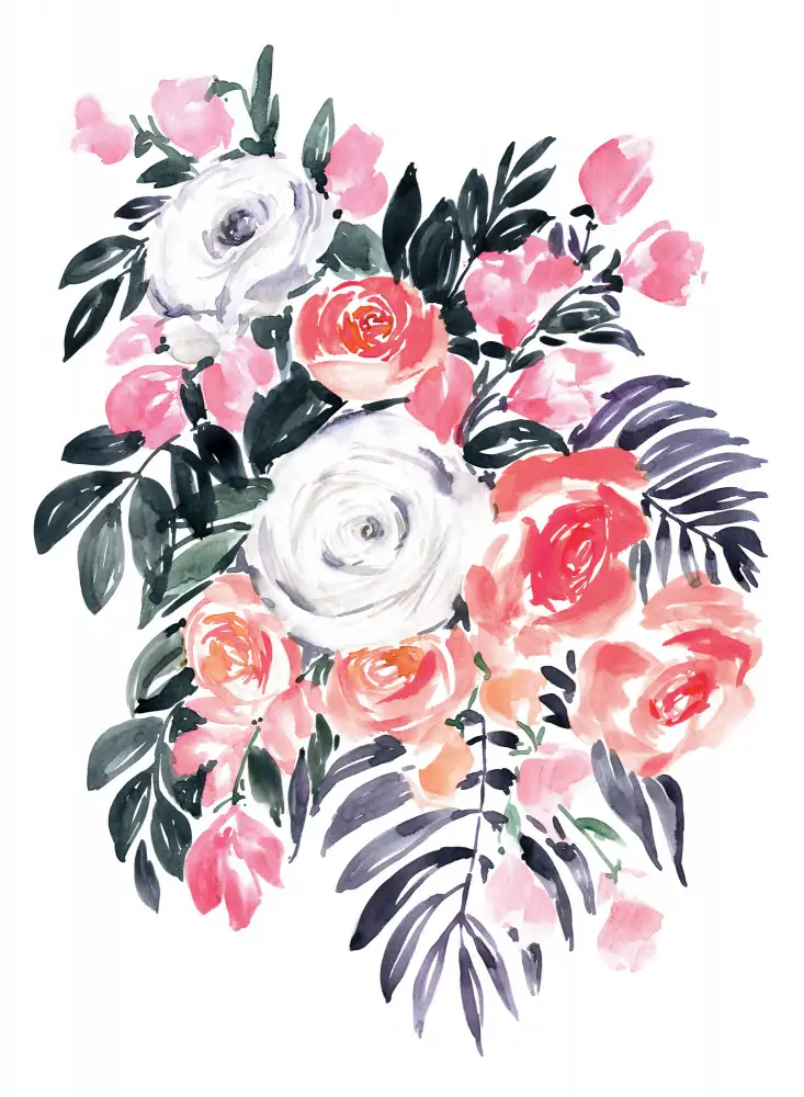 Blursbyai, Laiz Rosana: Harriet bouquet in raspberry pink