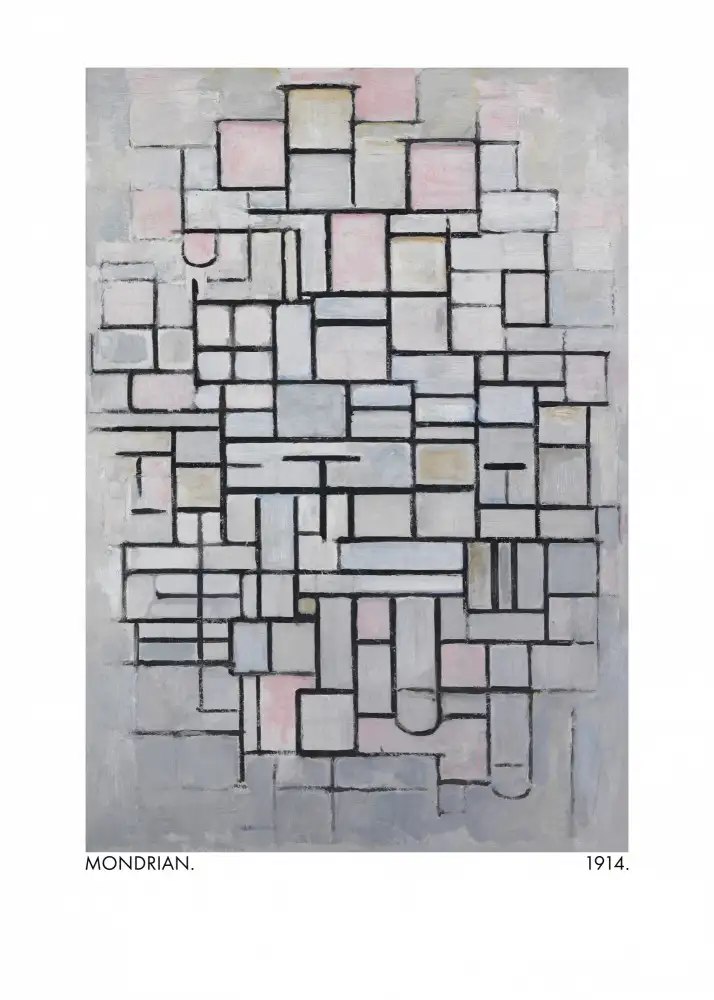 Mondrian, Piet: Kompozice č. IV 1914