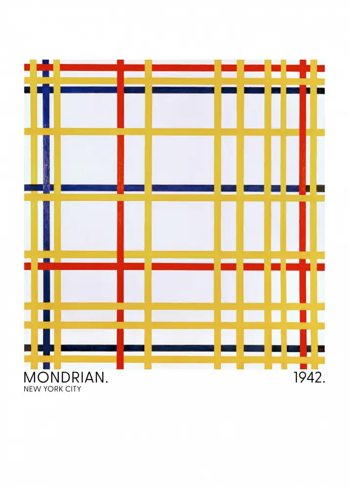Mondrian, Piet: New York City 1 1942