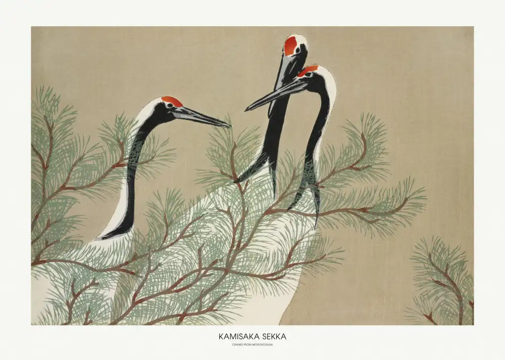 Sekka, Kamisaka: Cranes From Momoyogusa