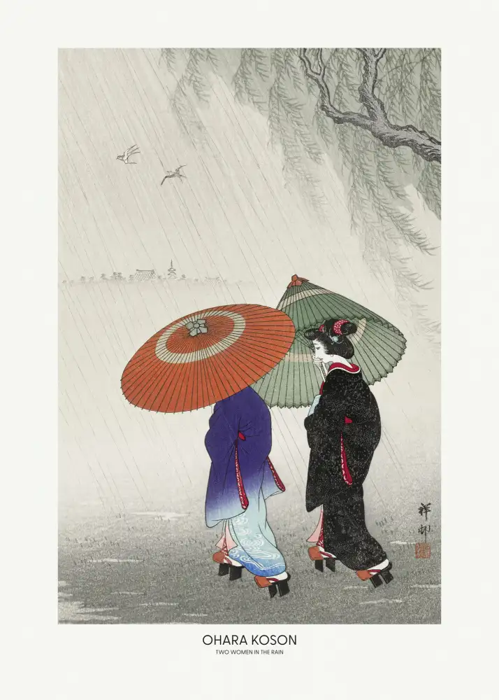 Koson, Ohara: Dvě ženy V Dešti