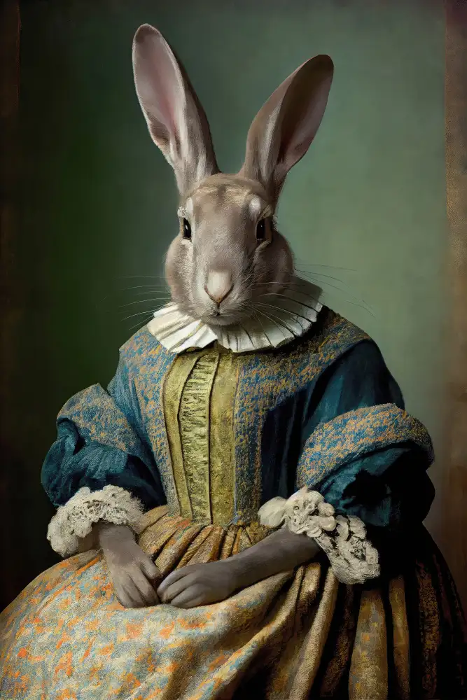 Treechild: Frau Bunny