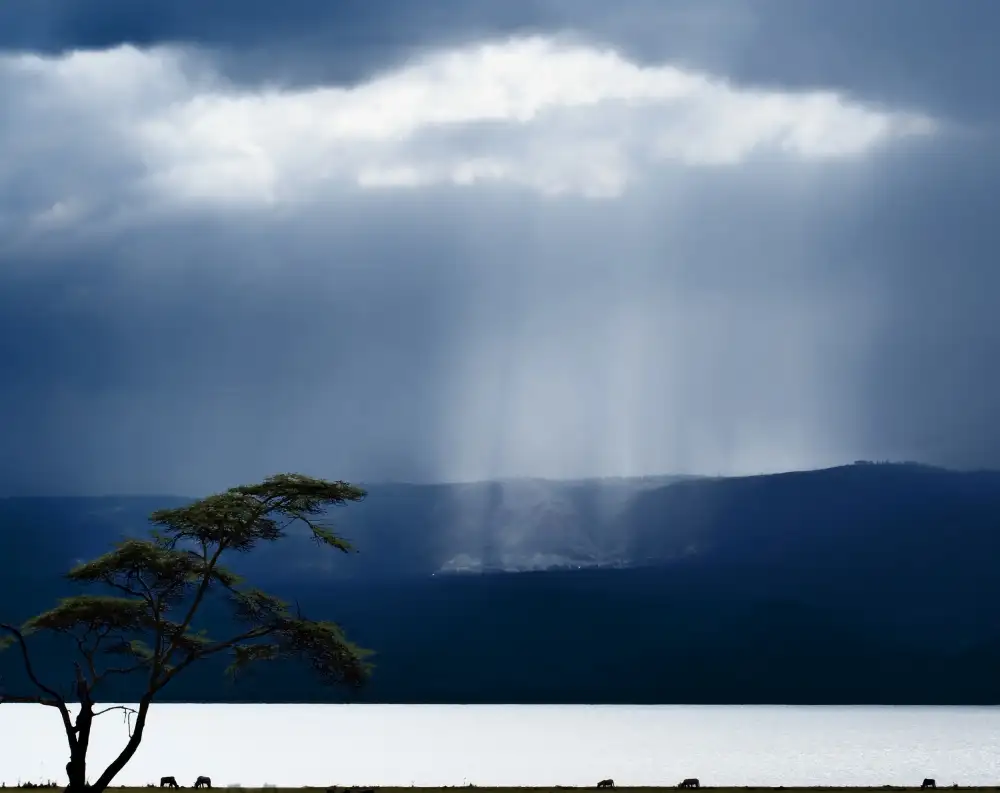 Flour, Piet: Wolken über dem Naivasha-See