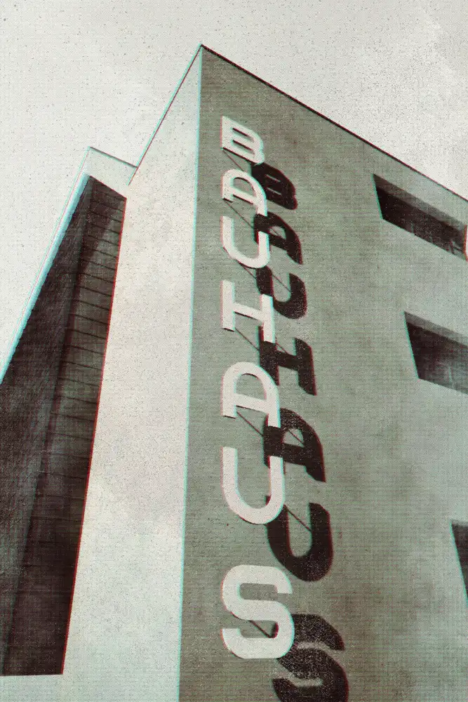Blursbyai, Laiz Rosana: Architektura Bauhaus Dessau ve stylu vintage časopisu I