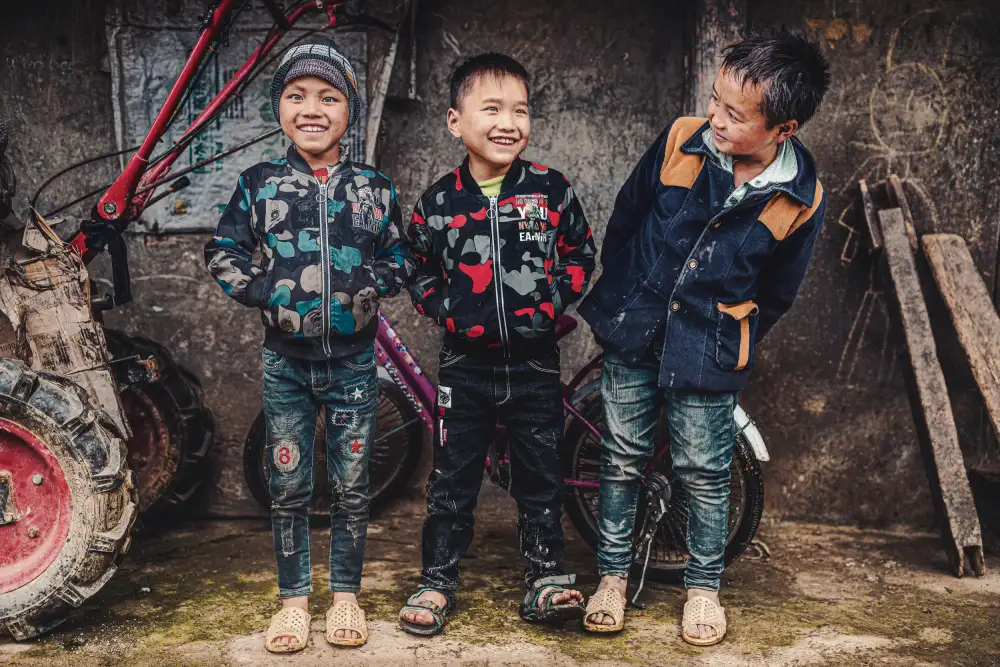 Tagliarino, Marco: Happy children of northern Vietnam