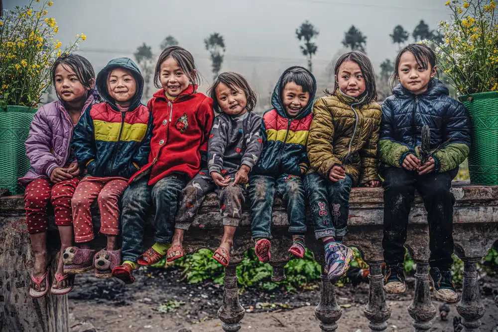 Tagliarino, Marco: Happy children of northern Vietnam