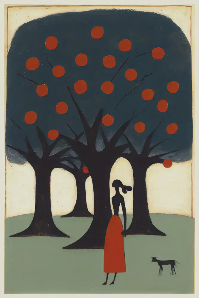 Treechild: La femme et le pommier