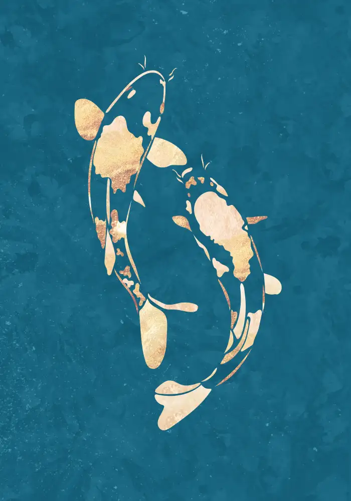 Manovski, Sarah: Gold Green Koi Fish