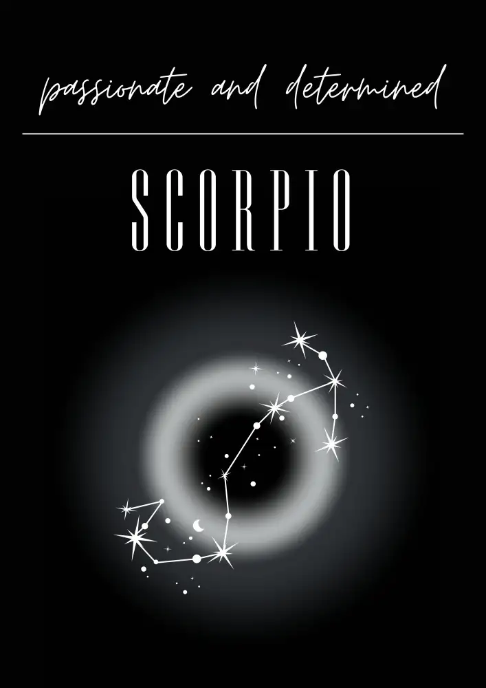 Amélie: Scorpio Zodiac Print Art