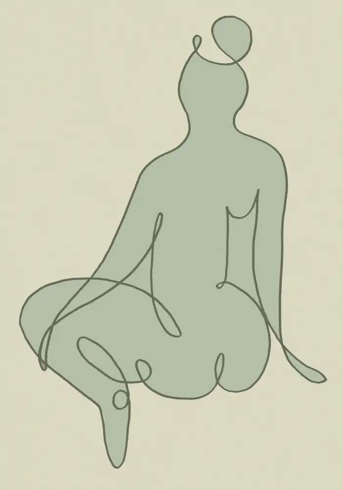 Studio, Pictufy: Seduto verde