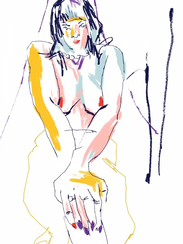 Gulina, Francesco: Frau,Mit,Gekreuzte,Hands