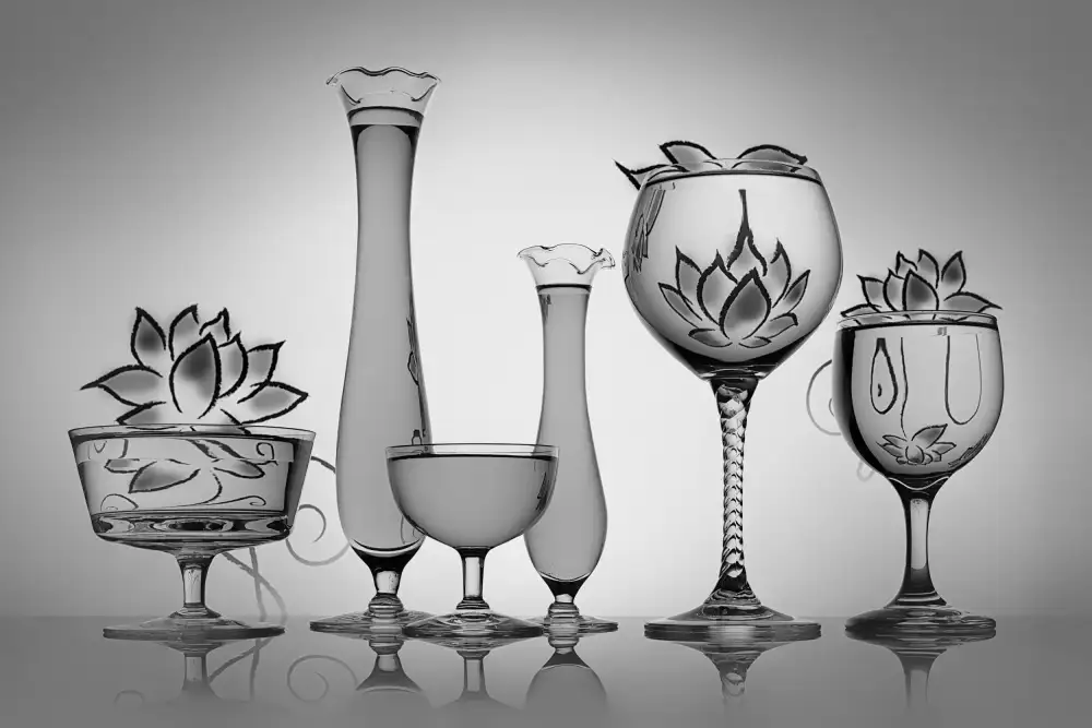 Jacobs, Lydia: Fleur de lotus dans des verres