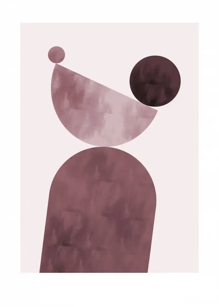 Studio, Pictufy: Forme geometriche viola