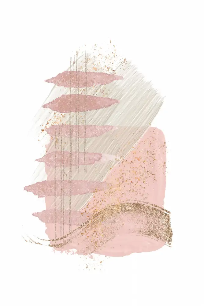 Moss, Ann Sally: Mystický růžový abstrakt-2