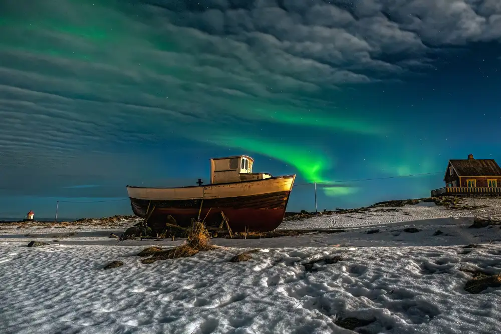 Goossens, Henk: Aurora über Eggum