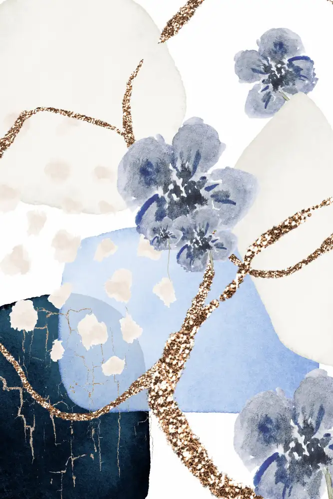 Moss, Ann Sally: Blumenblau-3