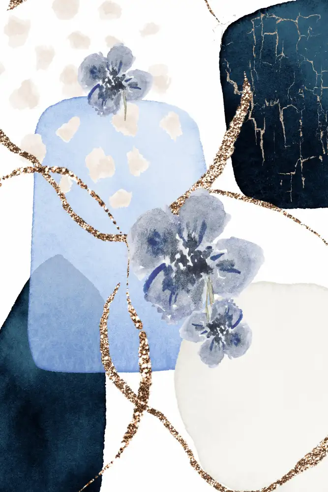 Moss, Ann Sally: Blumenblau-1
