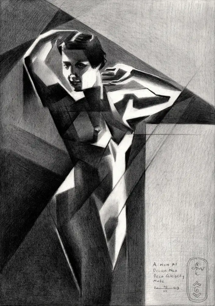 Akkers, Corné: A Non AI-Driven Neo Deco Celebrity Nude – 09-03-23