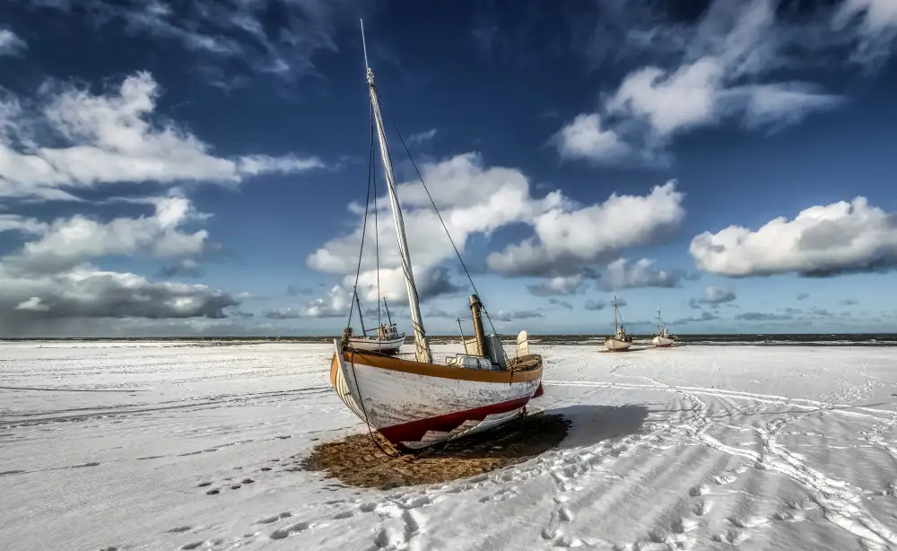 Steffensen, Moberg Ole: Invierno en Slettestrand