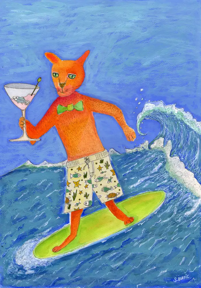Bursic, Sharyn: Gatto del cocktail di surf