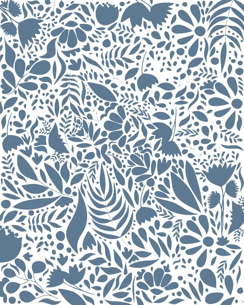 Manovski, Sarah: Scandi blue white pattern 2