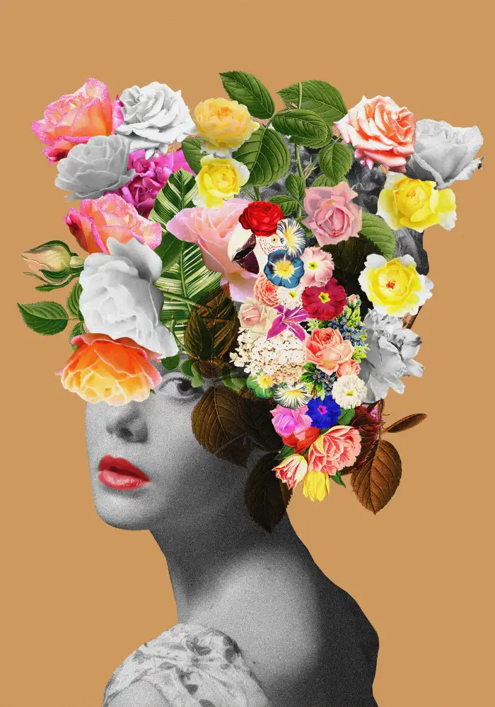 Studio, Floral Frida: Ritratto floreale