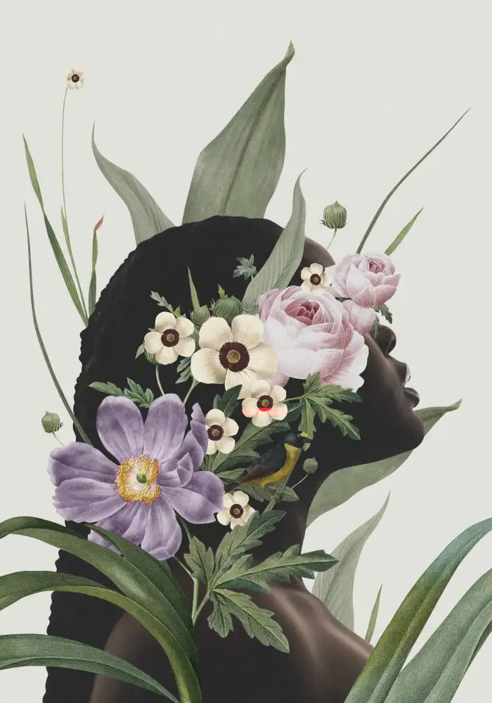 Studio, Floral Frida: Fleur mauve
