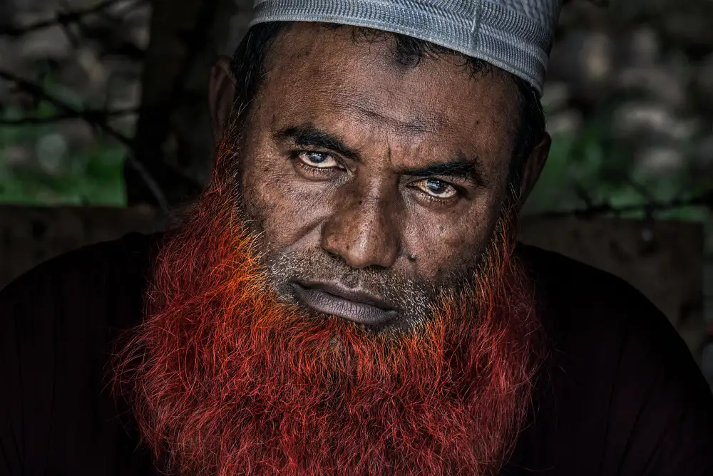 Garmendia, Inazio Joxe: Uomo con la barba rossa della Papua Nuova Guinea