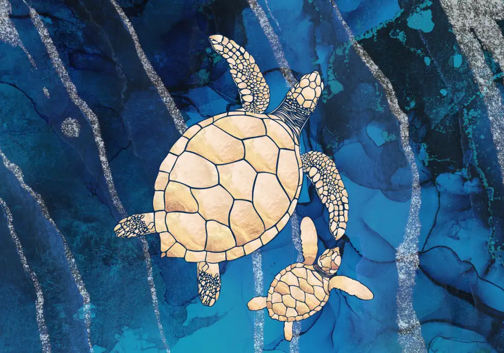 Manovski, Sarah: Landschaftsgoldschildkröten kräuseln sich