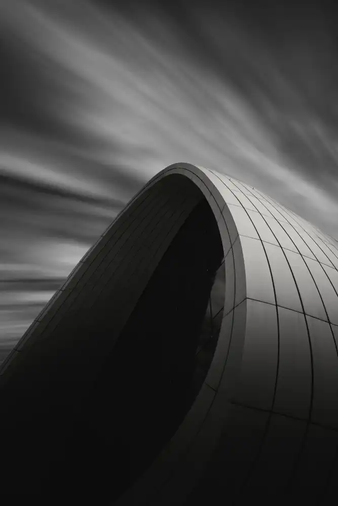 Sanz, Grande Jorge: Heydar Aliyev Center Detail, Baku, Azerbaijan
