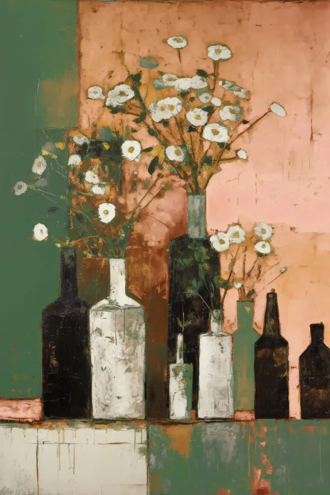 Treechild: Flaschen und Blumen