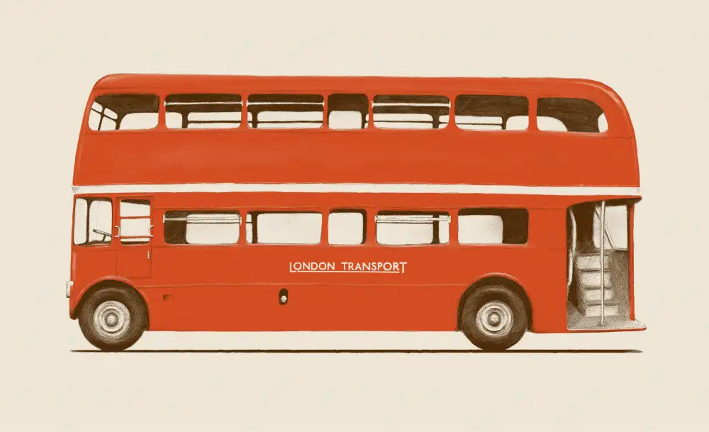 Bodart, Florent: Červený anglický autobus