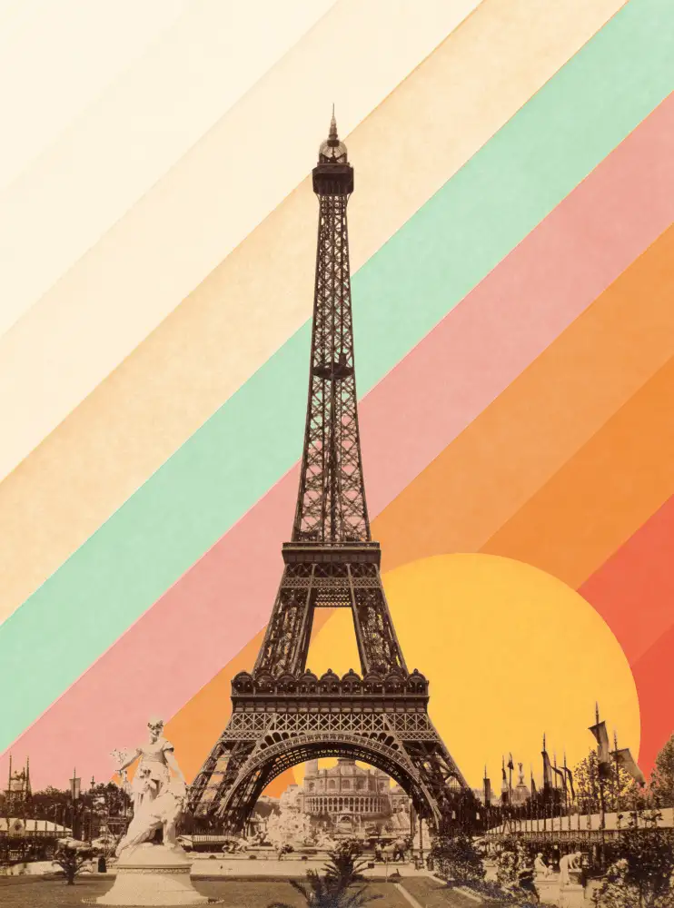 Bodart, Florent: Eiffel Tower Rainbow