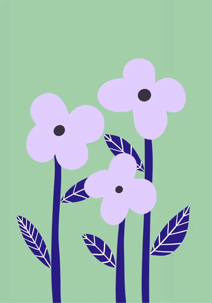 Fritsch, Athene: Fiori lilla