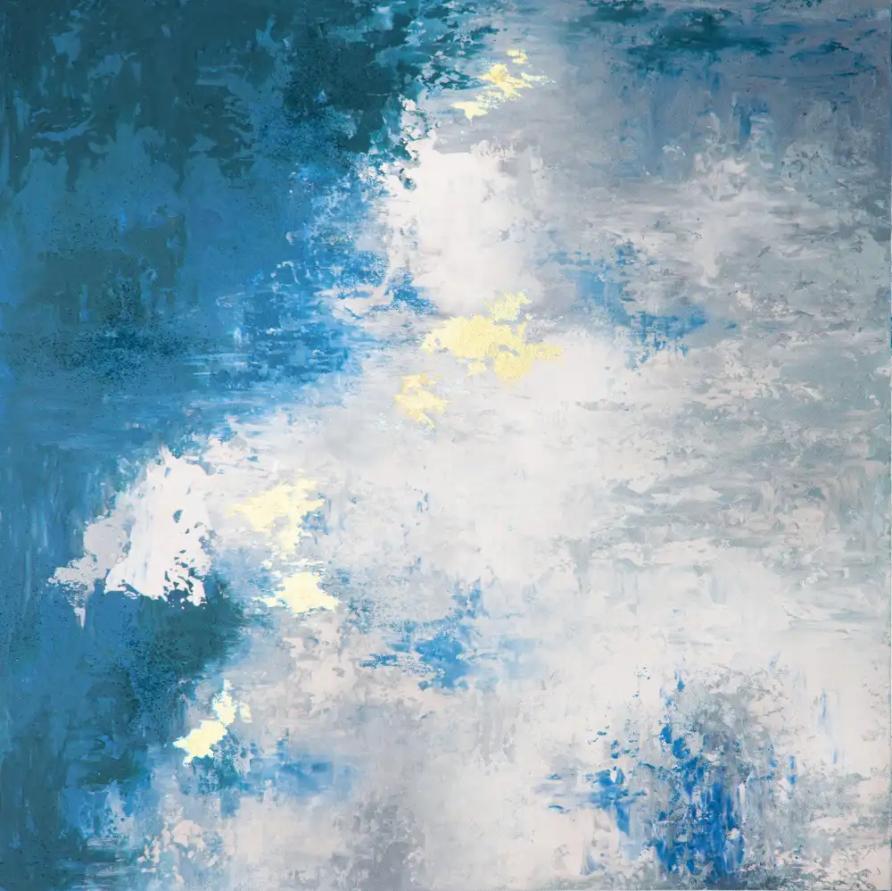 Storms, Alyson: Abstrakt Blau Rot Grün 1