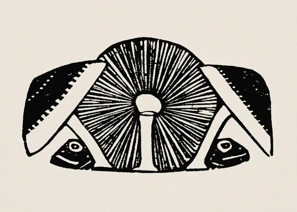 Dijsselhof, Willem Gerrit: Drei Pilze 1892 Beige