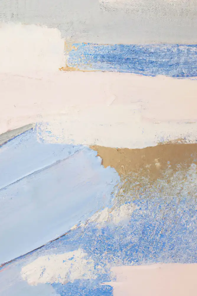Prints, Art Melloi: Peinture abstraite de coups de pinceau