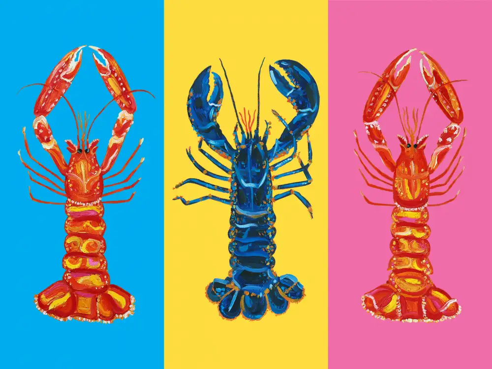 Straker, Alice: Hummer-Langustinen-Pop-Art