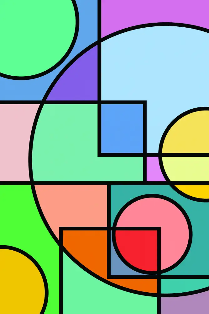 stanley, jay: Abstraktní kruhy kolekce #2