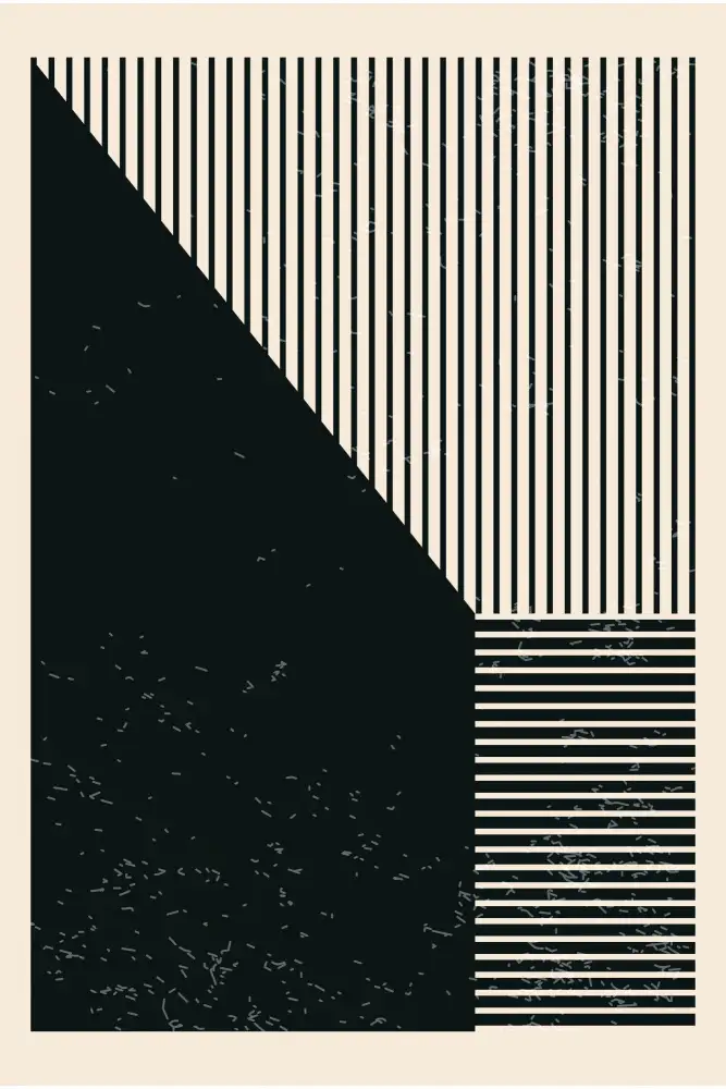 stanley, jay: Formas geométricas en blanco y negro n.° 3