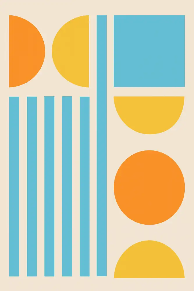 stanley, jay: Serie de formas minimalistas brillantes n.° 3