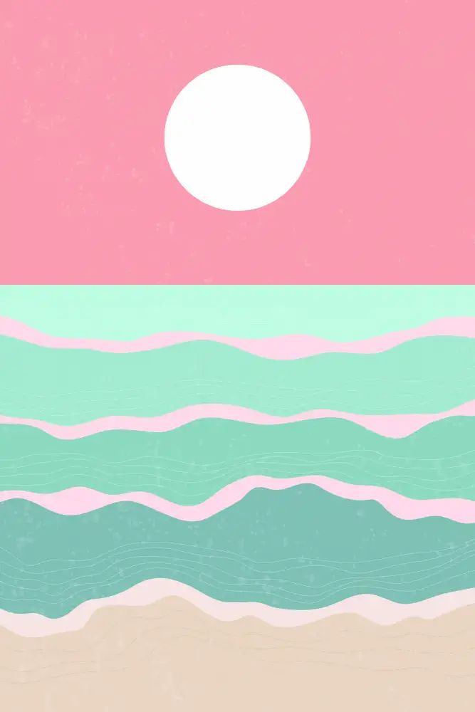 stanley, jay: Sunset Over the Ocean #2